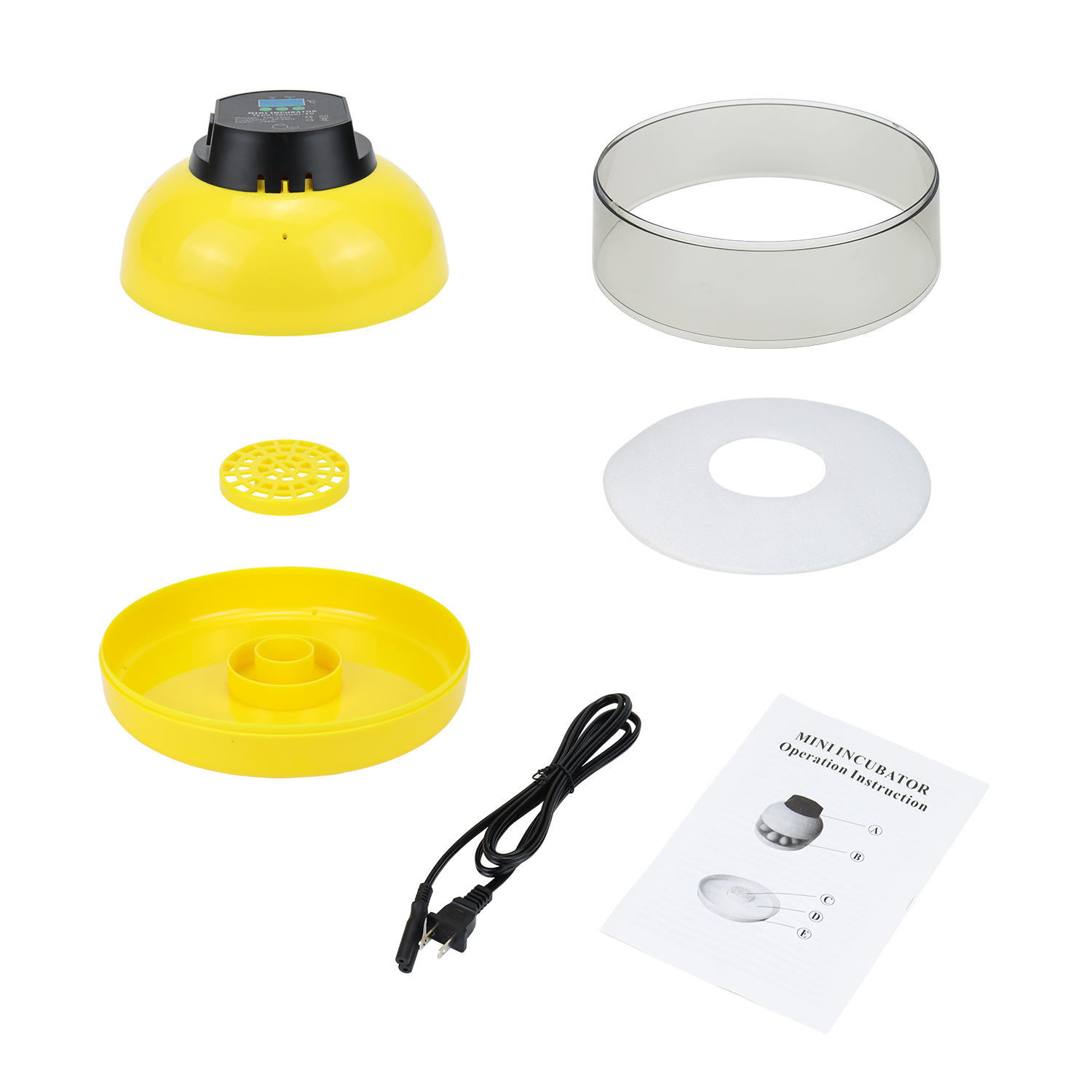 Mini incubateur d'œufs de 10 œufs, poulet, caille, canard, pour usage domestique, en vente